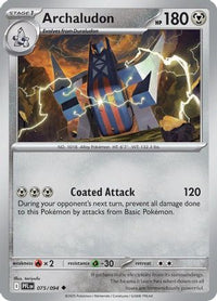 Archaludon 075  - Reverse Holofoil ME02 Phantasmal Flames - Uncommon