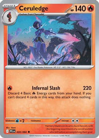 Ceruledge 020  ME02 Phantasmal Flames - Uncommon