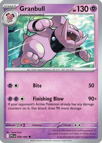 Granbull 038  ME02 Phantasmal Flames - Uncommon