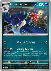 Honchkrow 058  - Reverse Holofoil ME02 Phantasmal Flames - Uncommon
