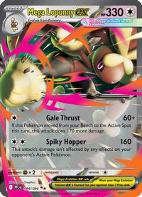 Mega Lopunny ex 084/094  - Holofoil ME02 Phantasmal Flames - Double Rare