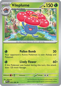 Vileplume 003  ME02 Phantasmal Flames - Rare