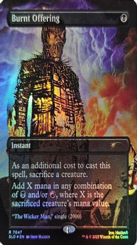 Burnt Offering (Rainbow Foil) -  Foil (SLD-7047) - Secret Lair Drop Series