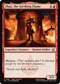 Zhao, the Seething Flame (0286) -  (TLE-286) - Avatar: The Last Airbender: Eternal-Legal