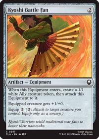 Kyoshi Battle Fan -  Foil (TLA-257) - Avatar: The Last Airbender