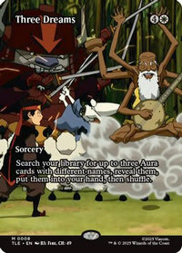 Three Dreams (Borderless) -  Foil (TLE-008) - Avatar: The Last Airbender: Eternal-Legal