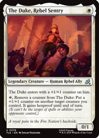 The Duke, Rebel Sentry -  Foil (TLE-076) - Avatar: The Last Airbender: Eternal-Legal