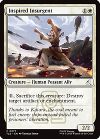 Inspired Insurgent -  (TLE-077) - Avatar: The Last Airbender: Eternal-Legal