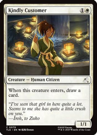 Kindly Customer -  Foil (TLE-079) - Avatar: The Last Airbender: Eternal-Legal