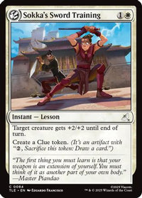 Sokka's Sword Training -  Foil (TLE-084) - Avatar: The Last Airbender: Eternal-Legal
