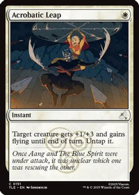Acrobatic Leap -  Foil (TLE-151) - Avatar: The Last Airbender: Eternal-Legal