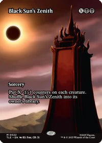 Black Sun's Zenith (Borderless) -  Foil (TLE-022) - Avatar: The Last Airbender: Eternal-Legal