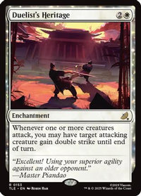 Duelist's Heritage -  Foil (TLE-153) - Avatar: The Last Airbender: Eternal-Legal