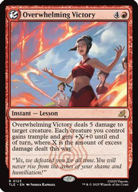 Overwhelming Victory -  Foil (TLE-123) - Avatar: The Last Airbender: Eternal-Legal