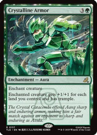 Crystalline Armor -  Foil (TLE-137) - Avatar: The Last Airbender: Eternal-Legal