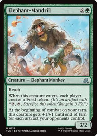 Elephant-Mandrill -  Foil (TLE-138) - Avatar: The Last Airbender: Eternal-Legal