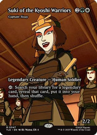 Suki of the Kyoshi Warriors - Captain Sisay (Borderless) -  (TLE-047) - Avatar: The Last Airbender: Eternal-Legal