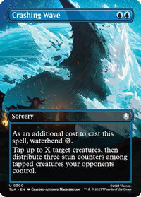 Crashing Wave (Borderless) -  Foil (TLA-300) - Avatar: The Last Airbender