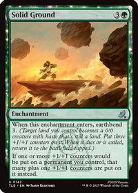 Solid Ground -  Foil (TLE-142) - Avatar: The Last Airbender: Eternal-Legal