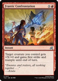 Frantic Confrontation -  Foil (TLE-117) - Avatar: The Last Airbender: Eternal-Legal