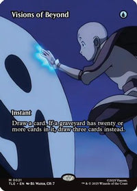 Visions of Beyond (Borderless) -  Foil (TLE-021) - Avatar: The Last Airbender: Eternal-Legal