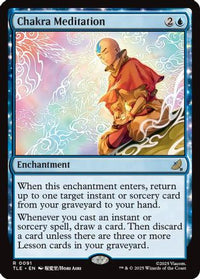 Chakra Meditation -  Foil (TLE-091) - Avatar: The Last Airbender: Eternal-Legal
