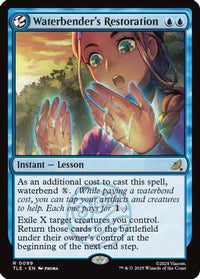 Waterbender's Restoration -  Foil (TLE-099) - Avatar: The Last Airbender: Eternal-Legal