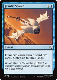 Frantic Search -  Foil (TLE-159) - Avatar: The Last Airbender: Eternal-Legal