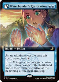 Waterbender's Restoration (Extended Art) -  Foil (TLE-183) - Avatar: The Last Airbender: Eternal-Legal