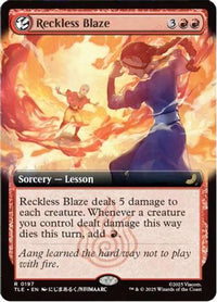 Reckless Blaze (Extended Art) -  Foil (TLE-197) - Avatar: The Last Airbender: Eternal-Legal