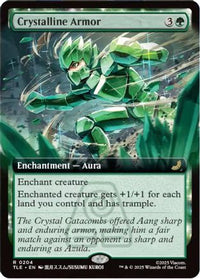 Crystalline Armor (Extended Art) -  Foil (TLE-204) - Avatar: The Last Airbender: Eternal-Legal