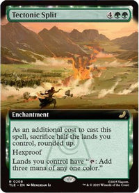 Tectonic Split (Extended Art) -  Foil (TLE-208) - Avatar: The Last Airbender: Eternal-Legal