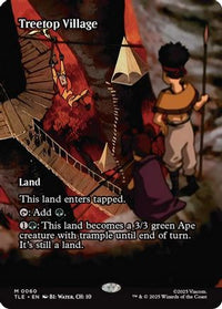 Treetop Village (Borderless) -  Foil (TLE-060) - Avatar: The Last Airbender: Eternal-Legal