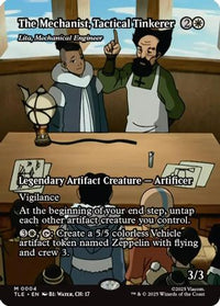 The Mechanist, Tactical Tinkerer - Lita, Mechanical Engineer (Borderless) -  Foil (TLE-004) - Avatar: The Last Airbender: Eternal-Legal