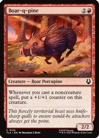 Boar-q-pine -  Foil (TLA-124) - Avatar: The Last Airbender