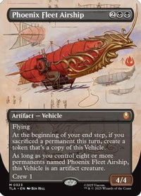 Phoenix Fleet Airship (Borderless) -  Foil (TLA-323) - Avatar: The Last Airbender