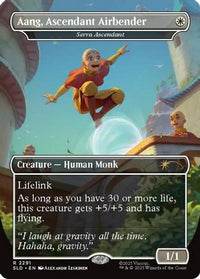 Aang, Ascendant Airbender - Serra Ascendant -  (SLD-2291) - Secret Lair Drop Series