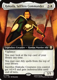 Hakoda, Selfless Commander (Extended Art) -  Foil (TLA-366) - Avatar: The Last Airbender