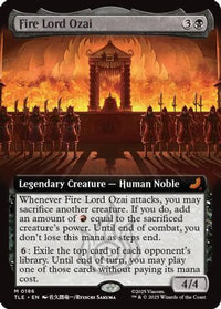 Fire Lord Ozai (Extended Art) -  Foil (TLE-186) - Avatar: The Last Airbender: Eternal-Legal