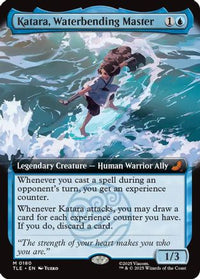 Katara, Waterbending Master (Extended Art) -  Foil (TLE-180) - Avatar: The Last Airbender: Eternal-Legal