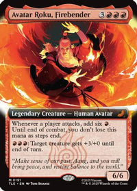 Avatar Roku, Firebender (Extended Art) -  Foil (TLE-191) - Avatar: The Last Airbender: Eternal-Legal