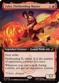 Zuko, Firebending Master (Extended Art) -  Foil (TLE-200) - Avatar: The Last Airbender: Eternal-Legal