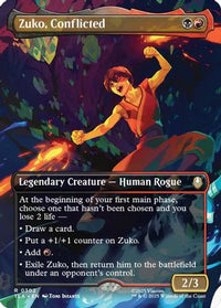 Zuko, Conflicted (Borderless) -  Foil (TLA-302) - Avatar: The Last Airbender