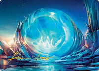 Aang's Iceberg Art Card (Gold-Stamped Signature) -  (ASTLA-002) - Art Series: Avatar: The Last Airbender
