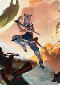 Sokka's Charge Art Card -  (ASTLA-) - Art Series: Avatar: The Last Airbender
