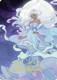 Yue, the Moon Spirit 2 Art Card (Gold-Stamped Signature) -  (ASTLA-041) - Art Series: Avatar: The Last Airbender