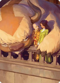 Aang and Katara Art Card -  (ASTLA-) - Art Series: Avatar: The Last Airbender