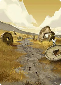 Plains Art Card (Gold-Stamped Signature) -  (ASTLA-050) - Art Series: Avatar: The Last Airbender