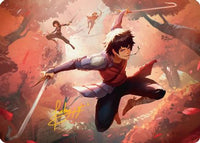 Jet, Freedom Fighter Art Card (Gold-Stamped Signature) -  (ASTLA-022) - Art Series: Avatar: The Last Airbender