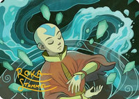 Aang, at the Crossroads Art Card (Gold-Stamped Signature) -  (ASTLA-045) - Art Series: Avatar: The Last Airbender